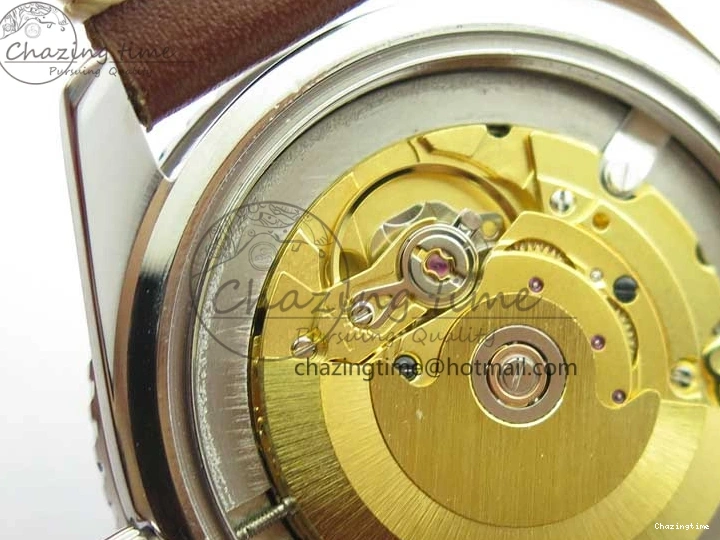 0115 Vintage Seamaster 300 Date T SS B12 Black Dial On Brown Leather Strap A2836 (Free Nylon Strap) WeatherProof 7911